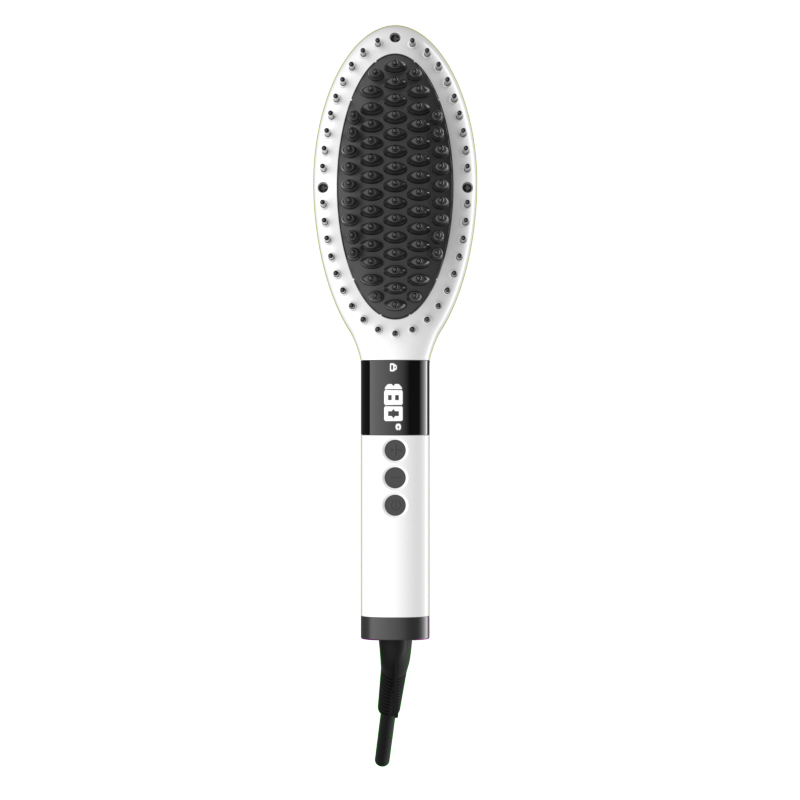 Hair Care Fast Heating Electric Titanium Ceramic Coating Hair Brush