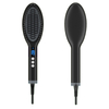 Mini Portable Electric LCD Display White Heated Hair Brush for Man