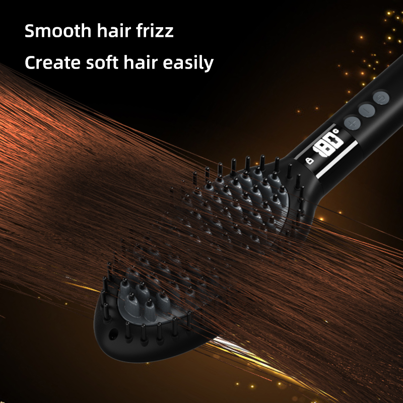 Ionic Hair Straightener Brush