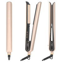 Portable Mini Travel Titanium Plate Infrared Ionic Hair Straightener