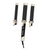 3 Tube Ceramic Infrared Electric Ionic Wave Hair Curler Wand with Clip