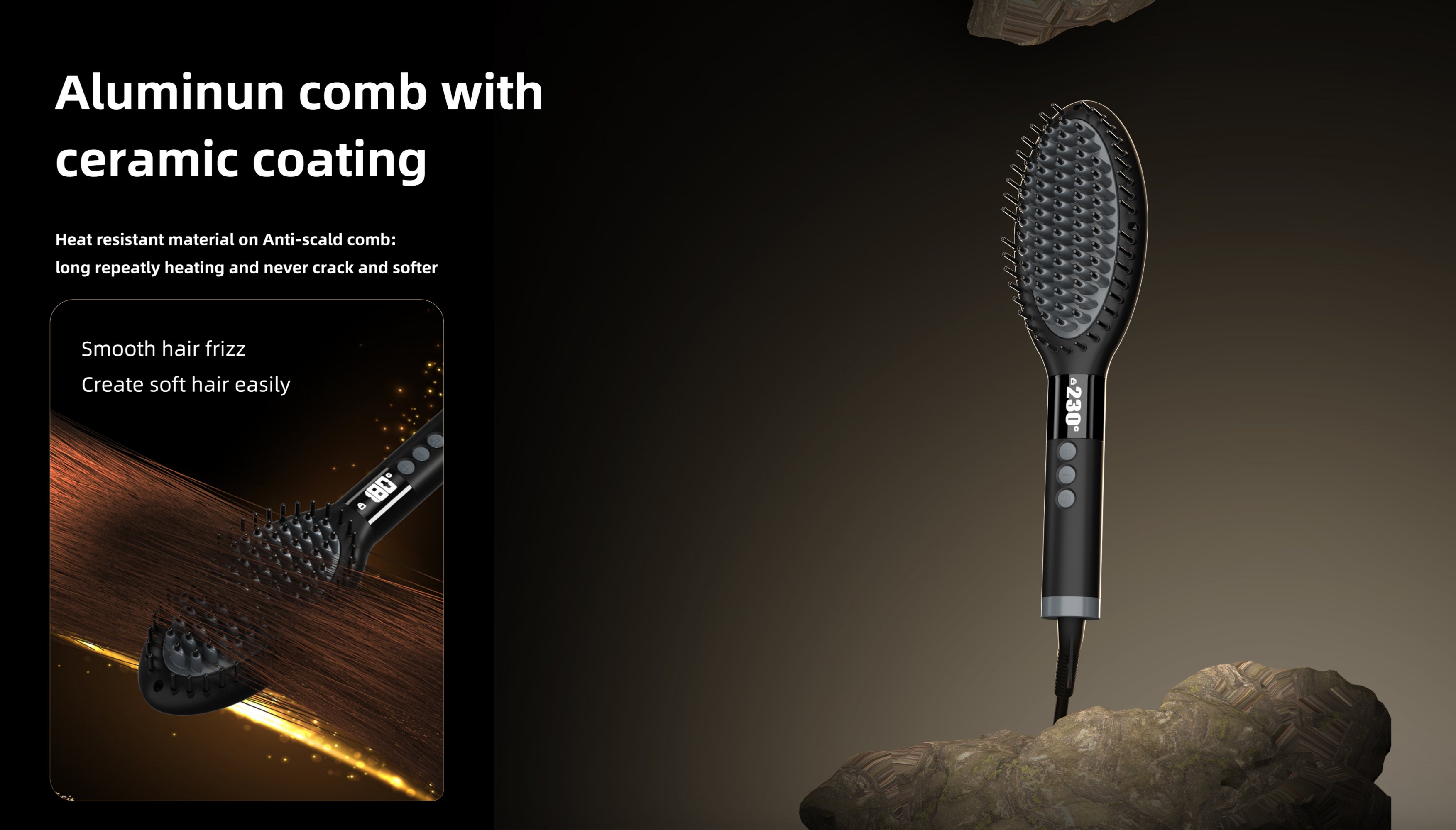 ceramic hair brush
