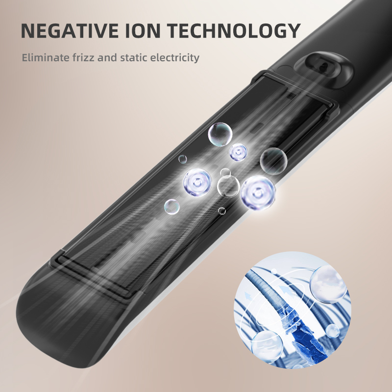 Private Label Fast Heated Titanium Plate Ionic Hair Straightener Flat Iron