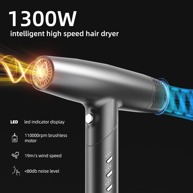 One Step 110000 Rpm Negative Ion Thermal Fuse Blow Hair Dryer for Women