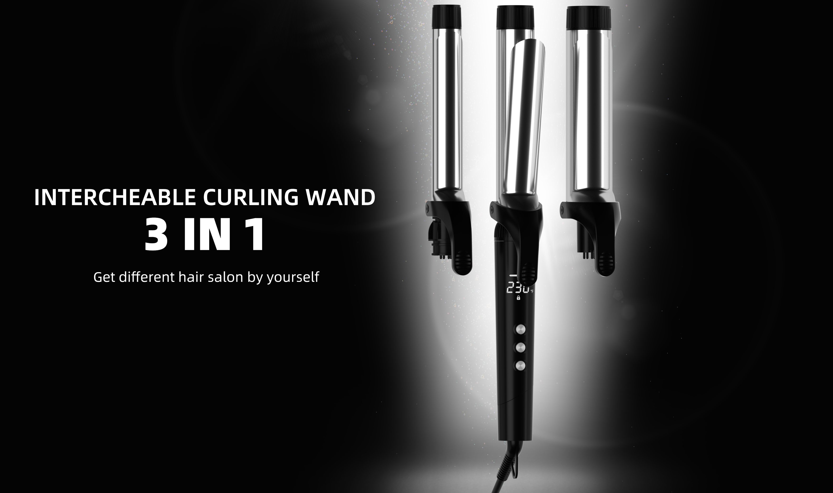 3 in 1 hair curler