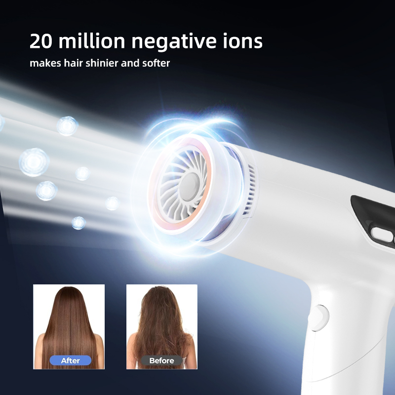 Salon Portable Fast 110000rpm Brushless Motor Ion Diffuser Hair Dryer