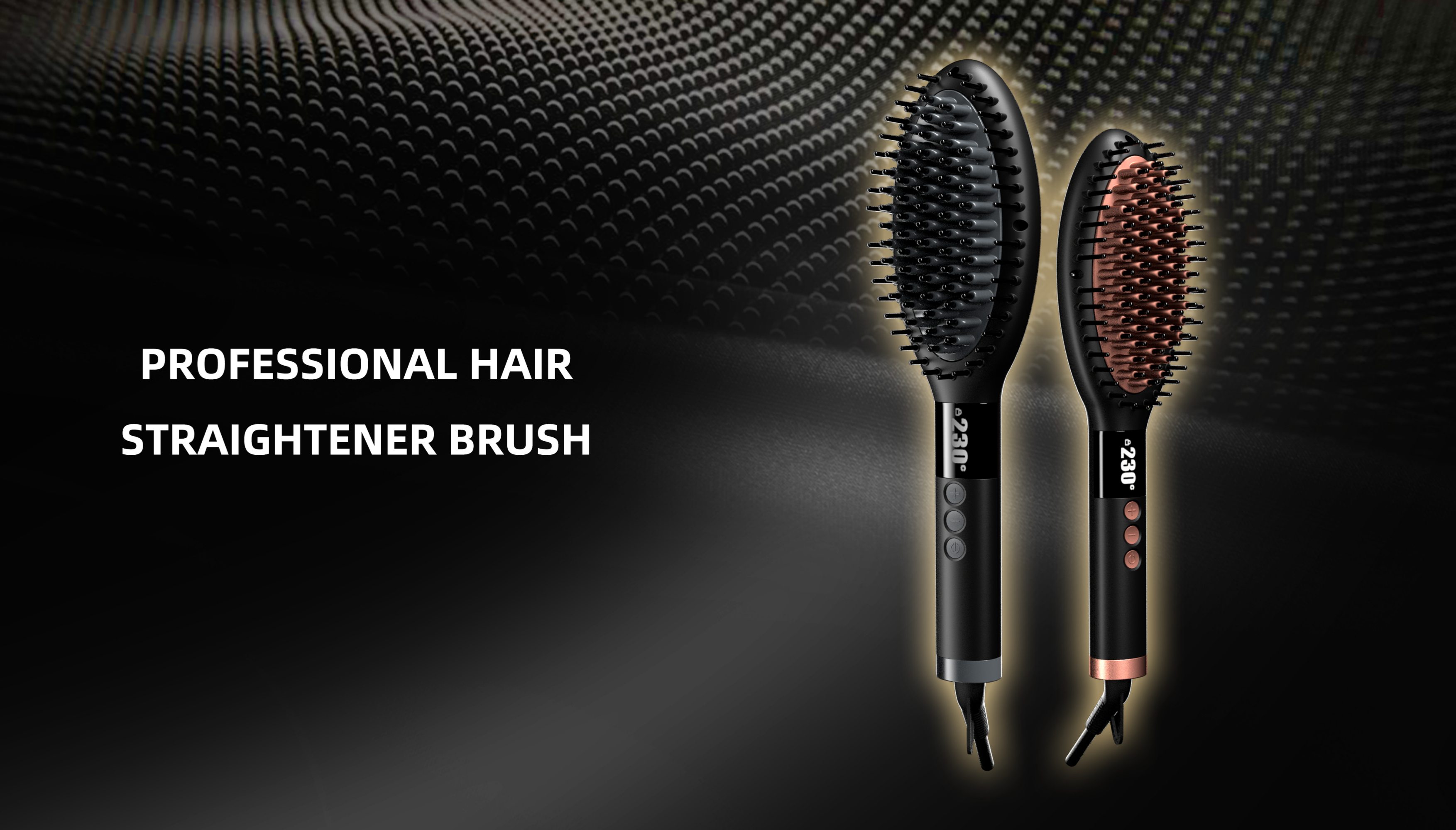 professional salon hair straightener brush
