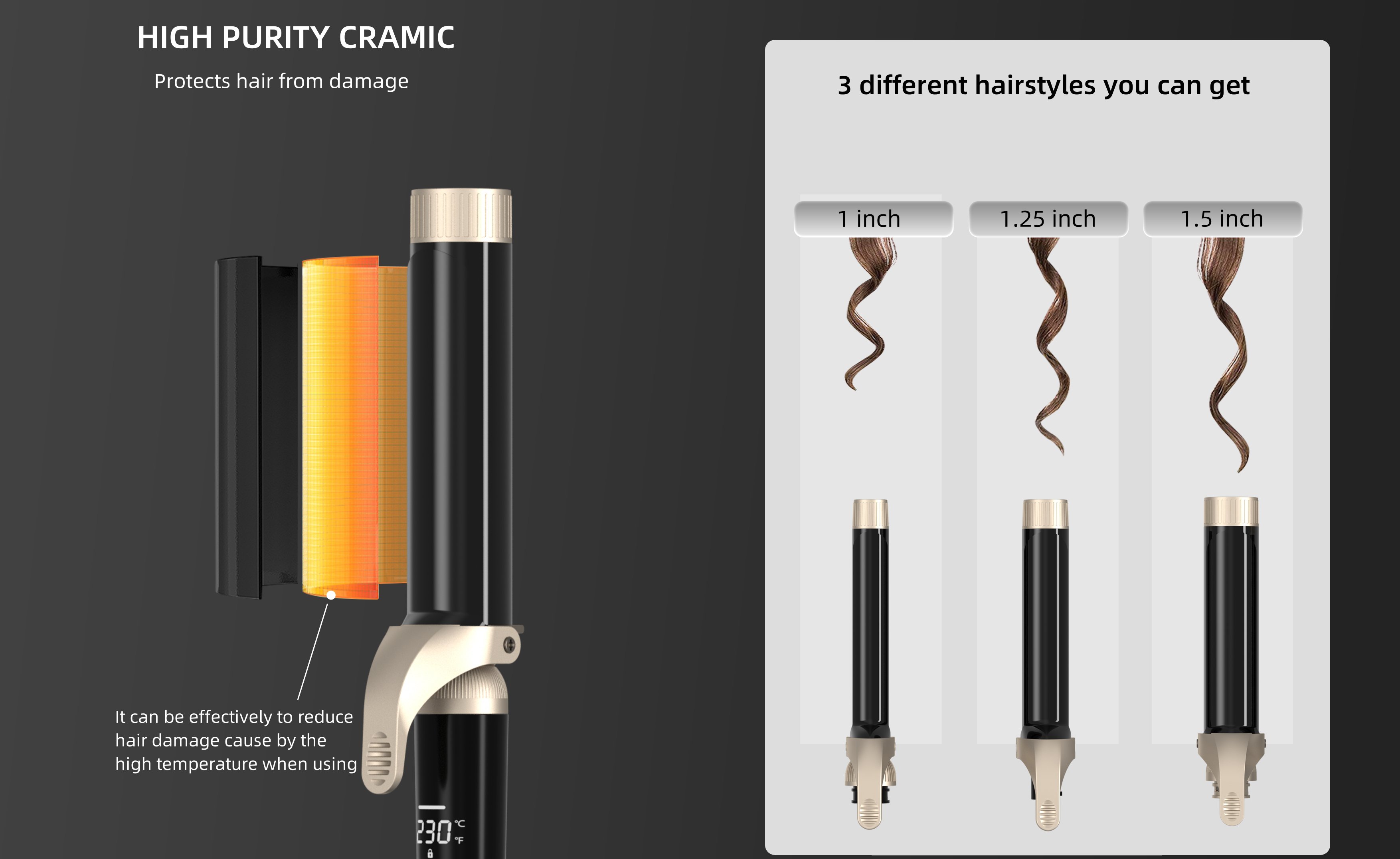 ceramic hair curling iron