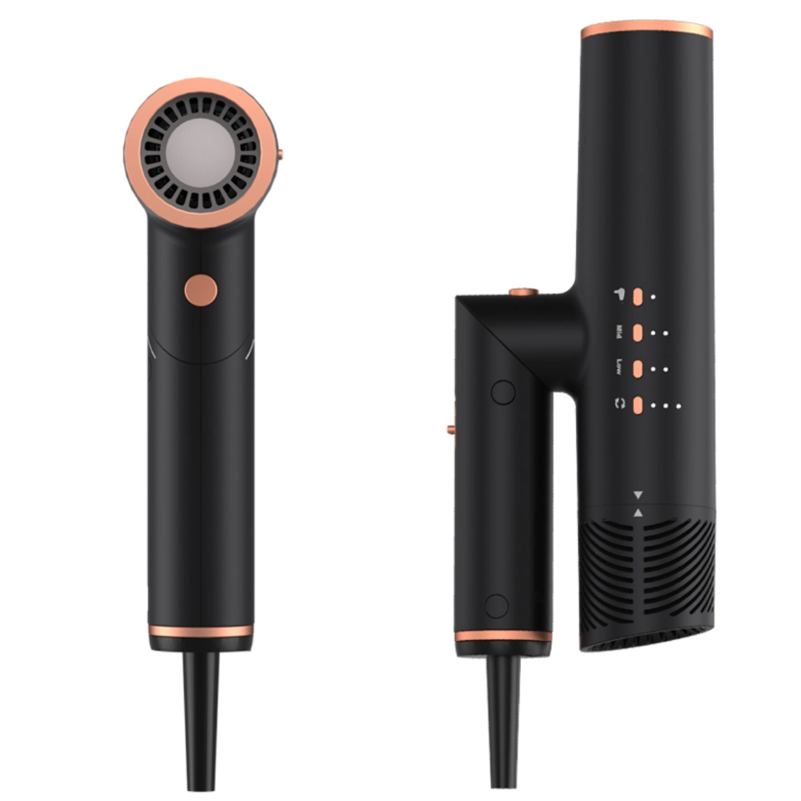 Outdoor Hair Styling Foldable Bldc Motor Infrared Heat Hair Dryer 