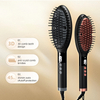 Portable Electric Fast Heated Ionic Ceramic Hair Straightener Brush