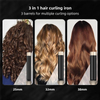 Portable Electric Ceramic Triple Barrel Waver Hair Curler with Clip