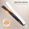 Private Label Fast Heated Titanium Plate Ionic Hair Straightener Flat Iron