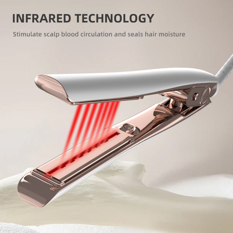 Fast Nano Tourmaline Led Anion Flat Iron with Adjustable Temperature