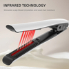 Private Label Fast Heated Titanium Plate Ionic Hair Straightener Flat Iron