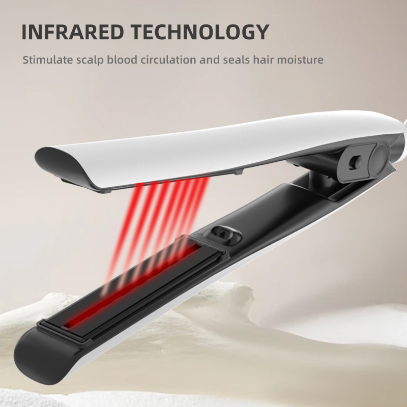 Private Label Fast Heated Titanium Plate Ionic Hair Straightener Flat Iron