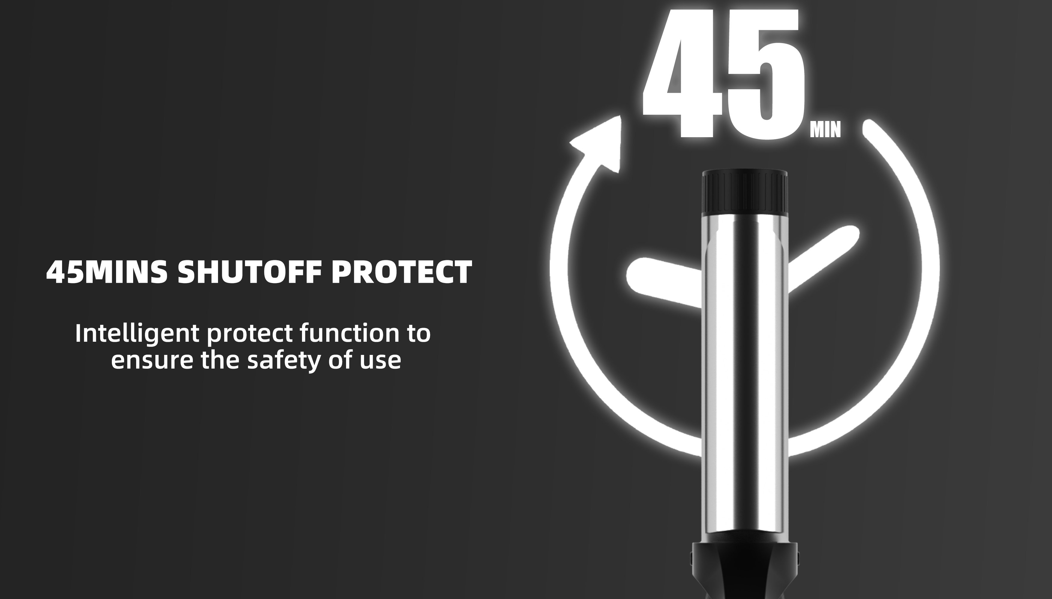 45 mins shutoff protection hair curler